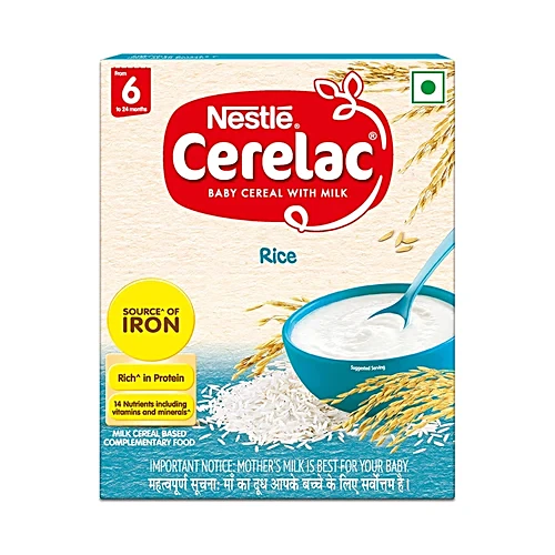 Nestle Baby Food Cerelac Rice Upto 6 To 24 Months