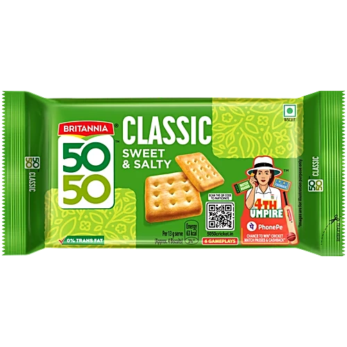 Britannia Biscuits 50 50 Sweet And Salty 