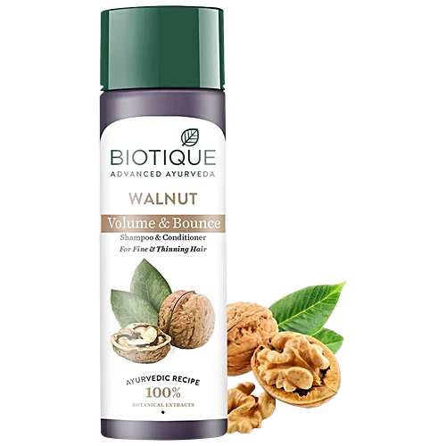 Biotique Shampoo Walnut Volume And Bounce 