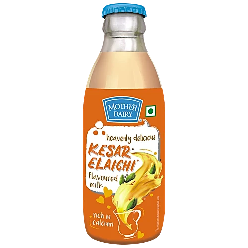 Mother Dairy Milk Shake Kesar Elaichi Flavour