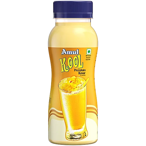 Amul Kool Milk Shake Kesar Flavour 