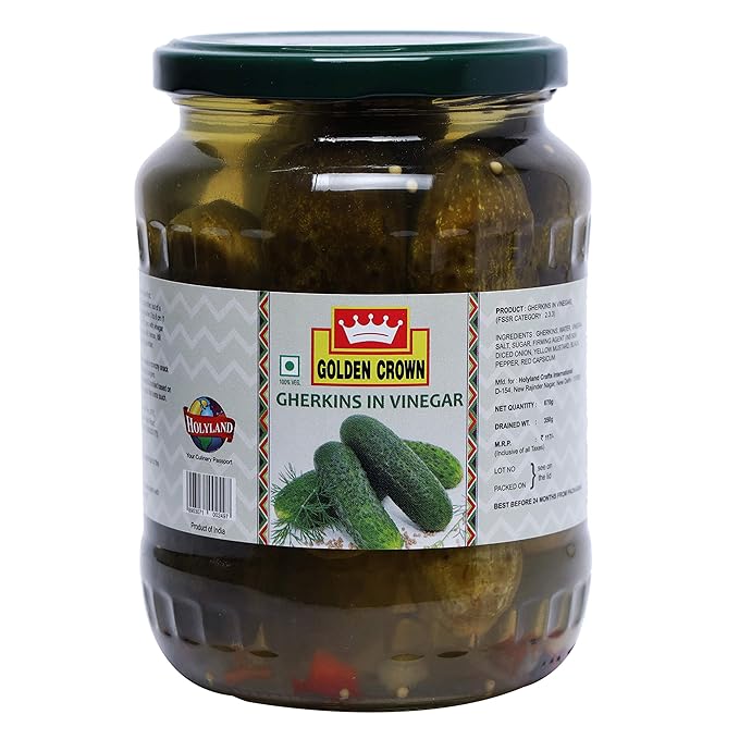Golden Crown Ready To Eat Gherkins In Vinegar