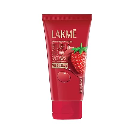 Lakme Face Wash Blush And Glow Strawberry 