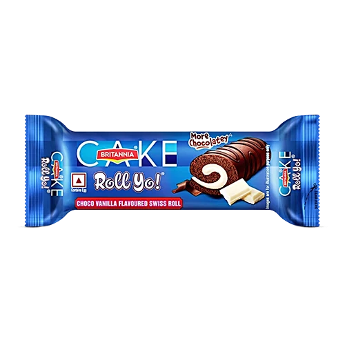 Britannia Cake Swiss Roll Triple Vanilla Flavour