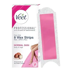 Veet Strips Half Body Wax For Normal Skin	
