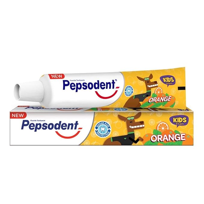 Pepsodent Kids Toothpaste Orange Flavour 2 To 6 Years