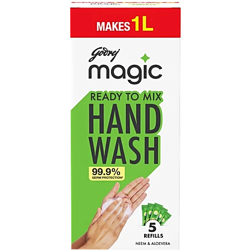 Godrej Hand Wash Magic Ready To Mix Neem And Aloevera