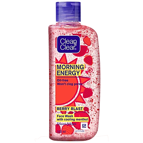 Clean N Clear Face Wash Morning Energy Berry Blast 