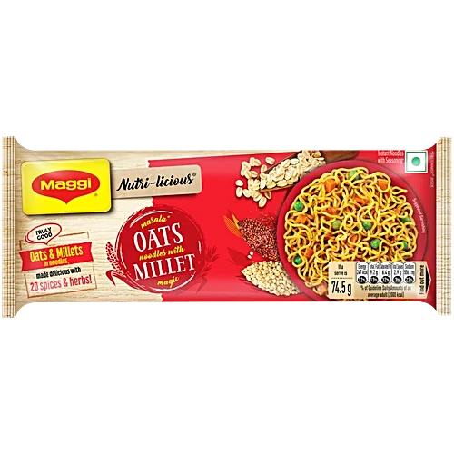 Maggi Noodles 4 Pack Masala Oats 