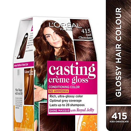 Loreal Paris Hair Color Casting Creme Gloss 415 Iced Chocolate