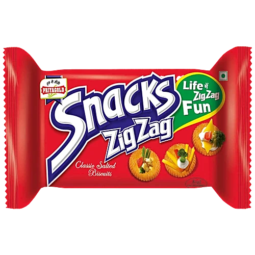 Priyagold Biscuits Snacks Zig Zag 