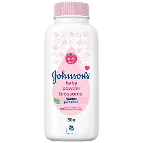 Johnsons Baby Powder Blossoms Natural Plant Based