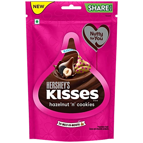 Hersheys Chocolate Kisses Hazelnut N Cookies 