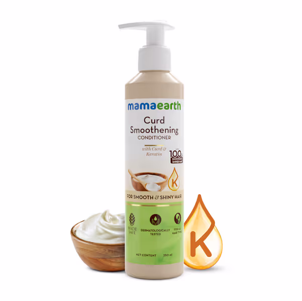 Mamaearth Conditioner Curd Smoothening 