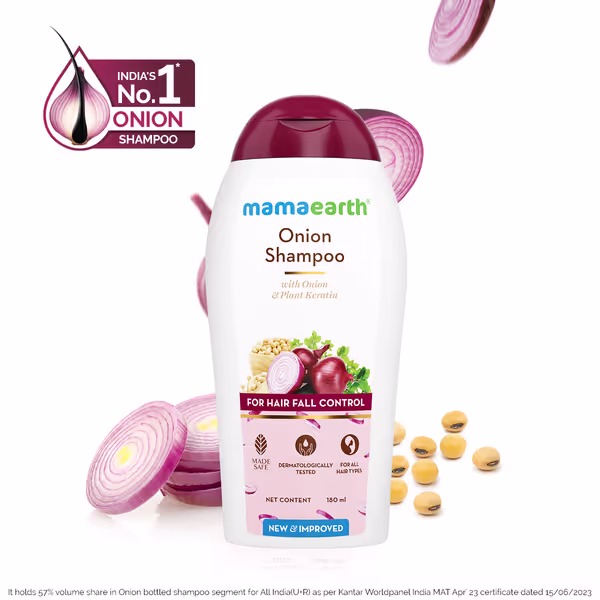 Mamaearth Shampoo Onion 