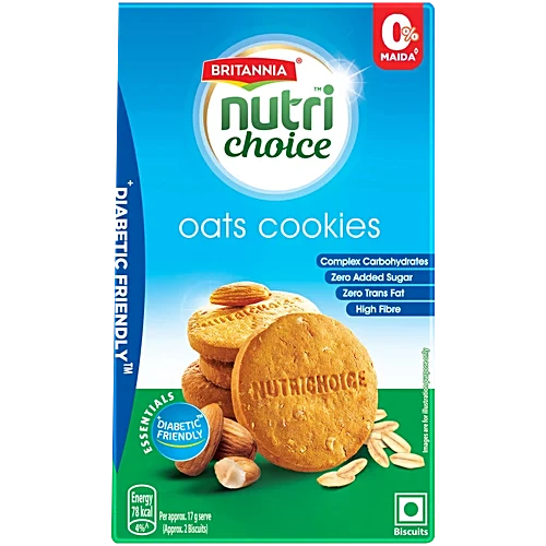 Britannia Cookies Nutri Choice Oats 
