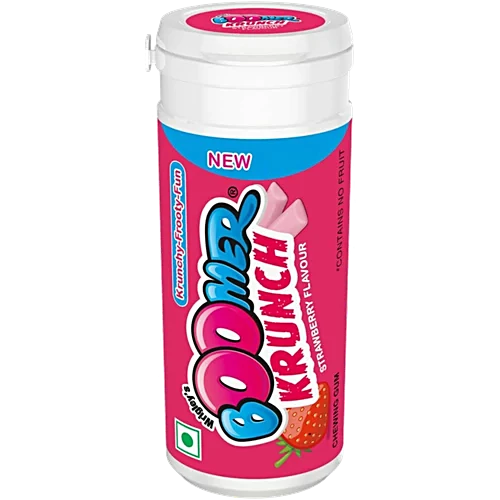 Boomer Chewing Gum Crunch Strawberry Flavour