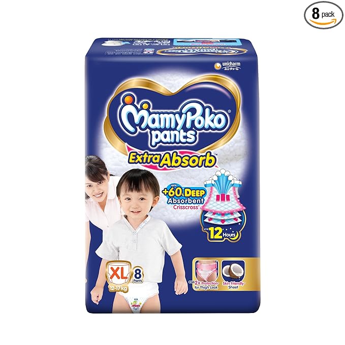 MamyPoko Baby Diapers Pants Extra Absorb Extra Large