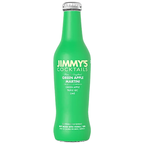 Jimmys Soft Drink Cocktails Green Apple Martini