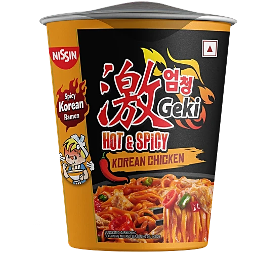 Top Ramen Noodles Cup Hot And Spicy Korean Chicken
