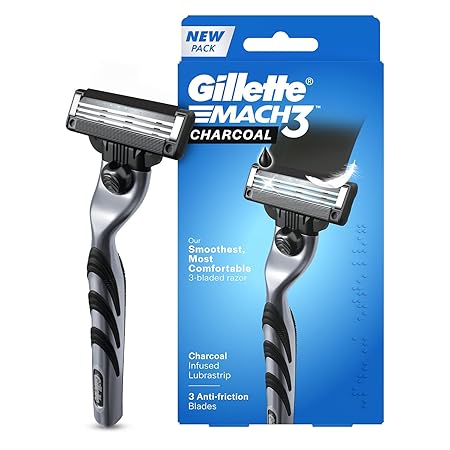 Gillette Razor Mach 3 Charcoal 