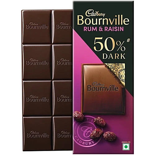 Cadbury Chocolate Bournville Rum And Raisins