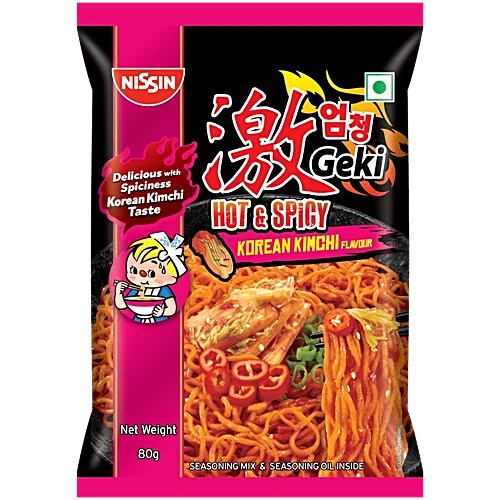 Top Ramen Noodles Hot And Spicy Korean Kimchi Flavour