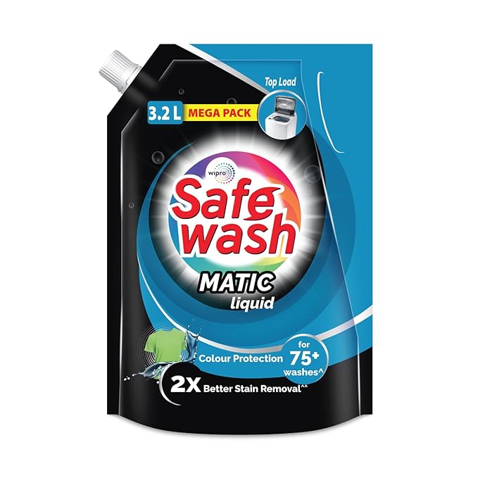 Wipro Safe Wash Liquid Detergents Top Load Matic