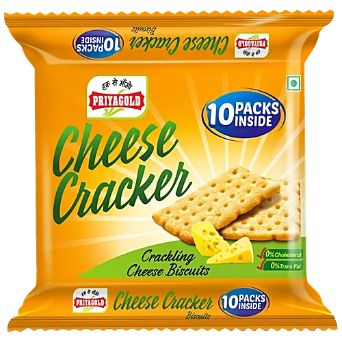 Priyagold Biscuits Cheese Cracker