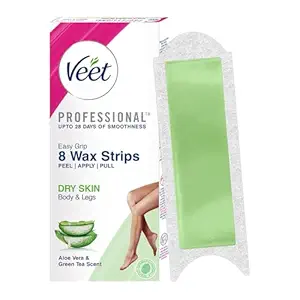 Veet Strips Half Body Wax For Dry Skin