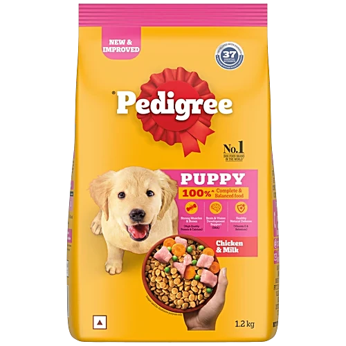 Pedigree Pet Food Puppy Chicken And Milk
