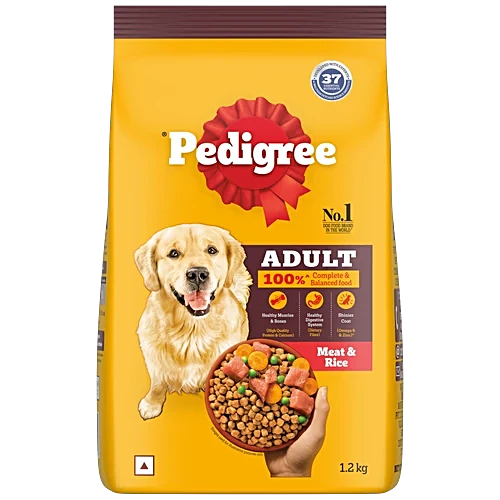 Pedigree Pet Food Adult Meat And Rice