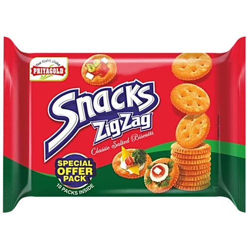 Priyagold Biscuits Snacks Zig Zag