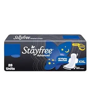 Stayfree Sanitry Pads Advanced All Night XL