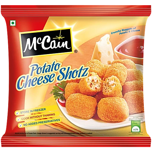 Mc Cain Frozen Veg Snacks Food Potato Cheese Shotz