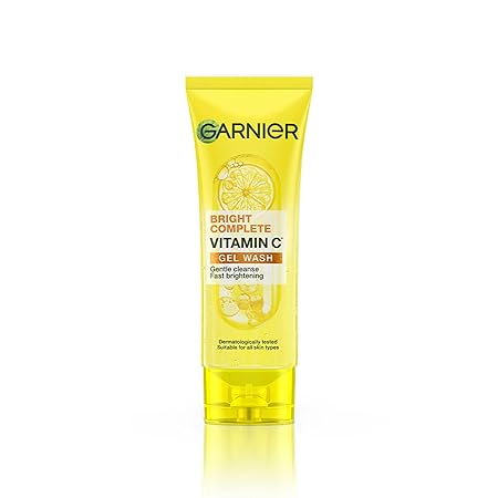Garnier Face Wash Bright Complete Vitamin C Gel 