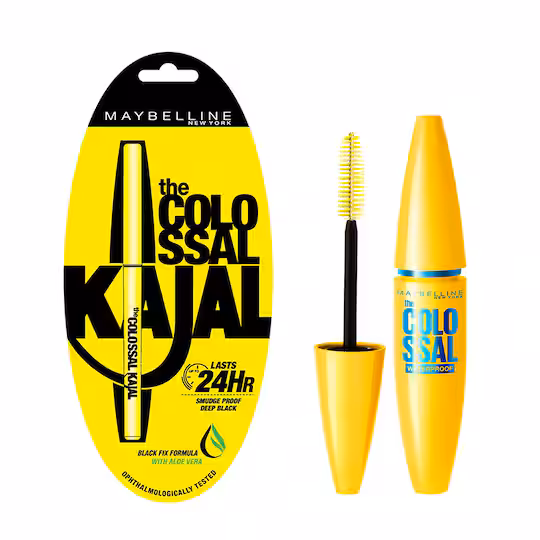 Maybelline New York Mascara and Kajal Set