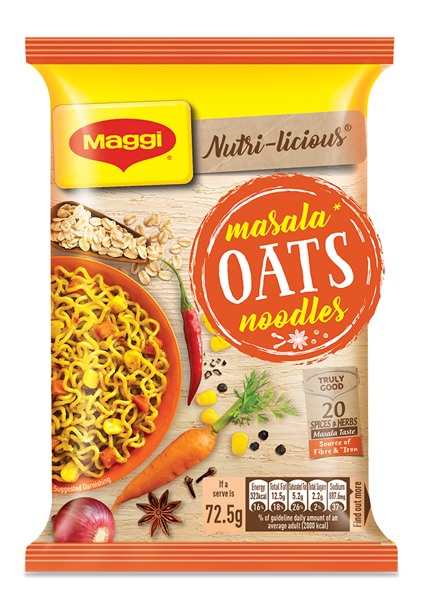 Maggi Noodles 1 Pack Oats Masala Magic