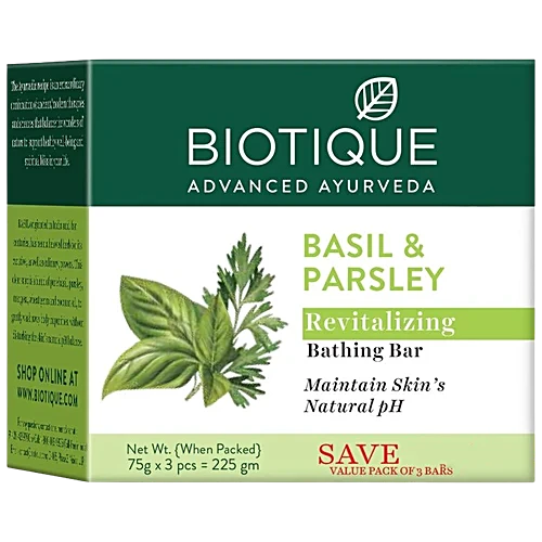 Biotique Soap Basil And Parsley 