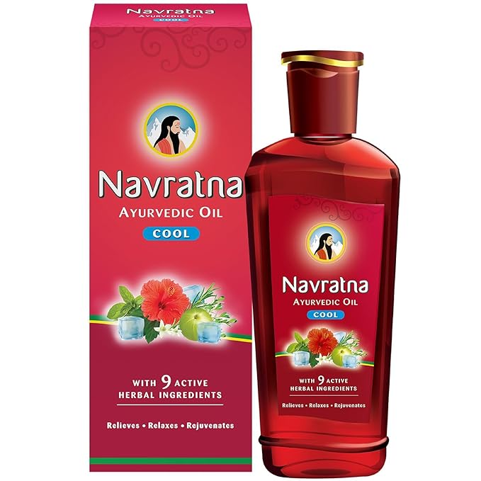 Emami Hair Oil Navratna Ayurvedic Cool