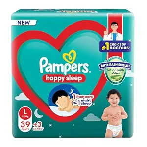 Pampers Baby Diaper Pants Happy Skin Large 9 To 14 Kg