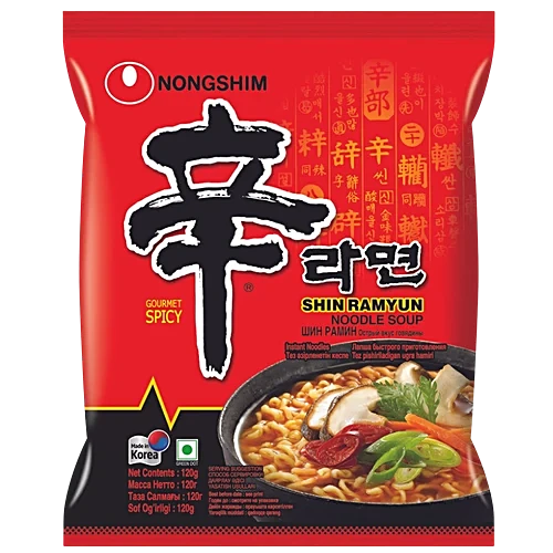 Nongshim Noodle Shin Ramyun Gourmet Spicy