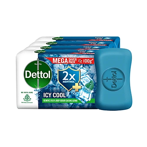 Dettol Soap Icy Cool Mega Pack Of 4