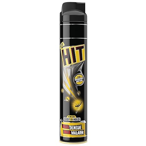 Hit Repellents Spray Flying Insect Killer Black