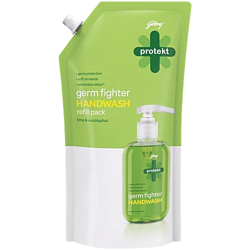 Godrej Protekt Handwash Lime & Eucalyptus Refill Pack