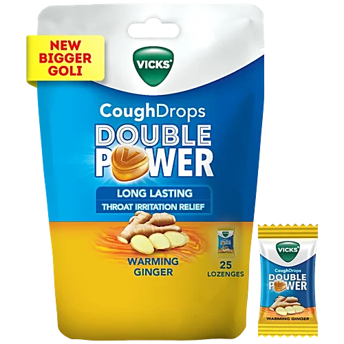 Vicks Cough Drops Warming Ginger Candy