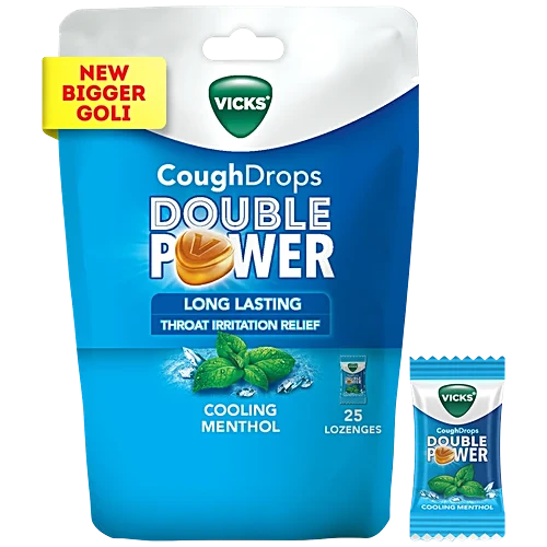 Vicks Cough Drops Cooling Menthol Candy