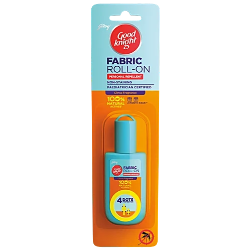 Good Knight Repellents Fabric Roll On Citrus Fragrance