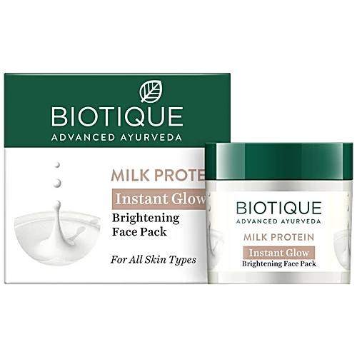 Biotique Milk Protein Instant Glow Face Pack