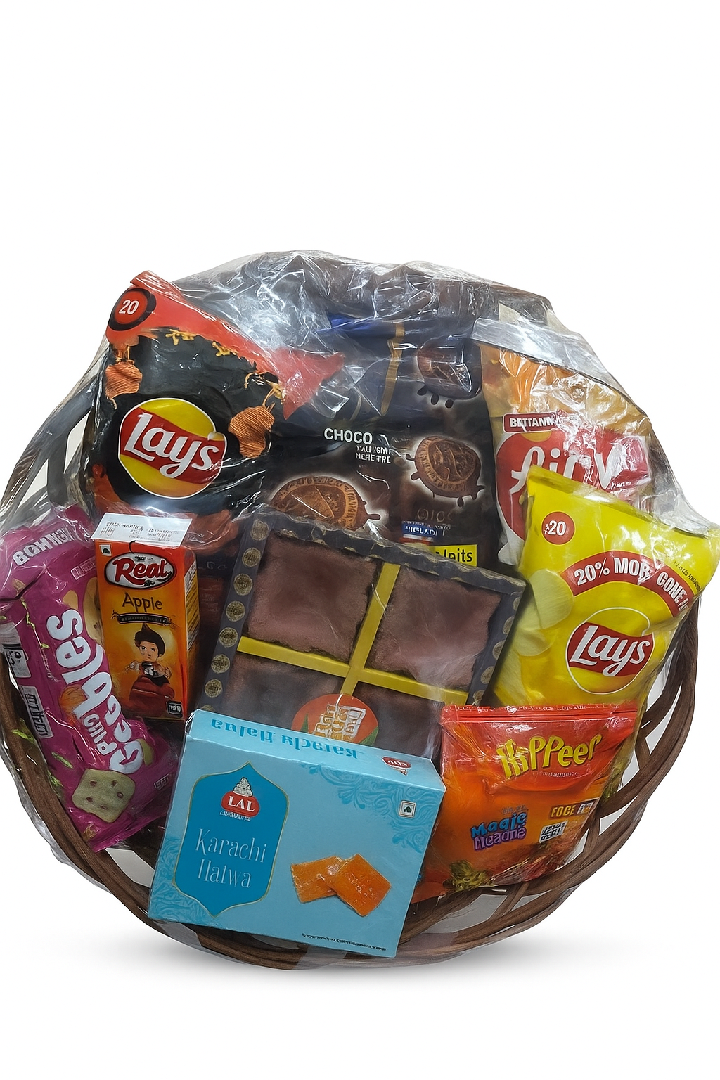 Triveni Basket Gift Pack Wooden 